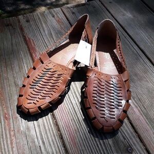 1999 Chicory Sport Woven Leather Sandals Size 8 1/2 NWT
